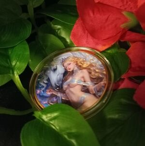 Fantasy Unicorn And Fairy .999 Copper Coin